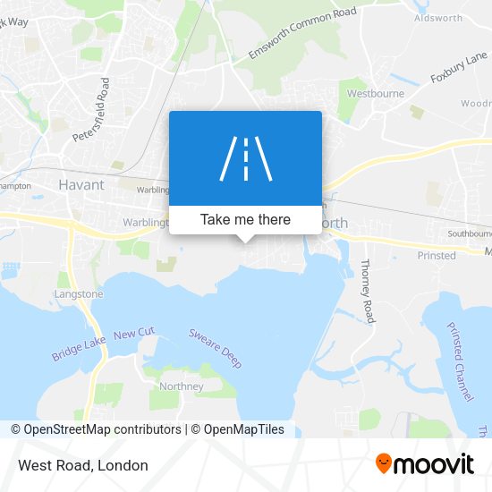 West Road map