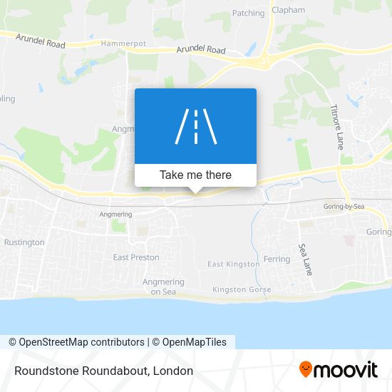 Roundstone Roundabout map