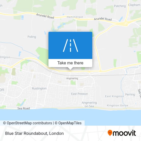 Blue Star Roundabout map