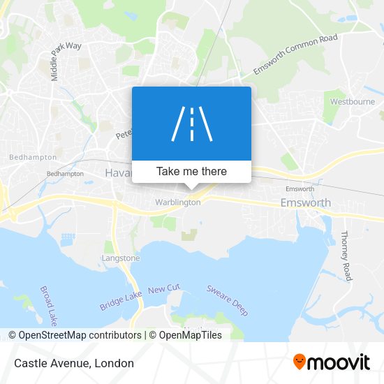 Castle Avenue map