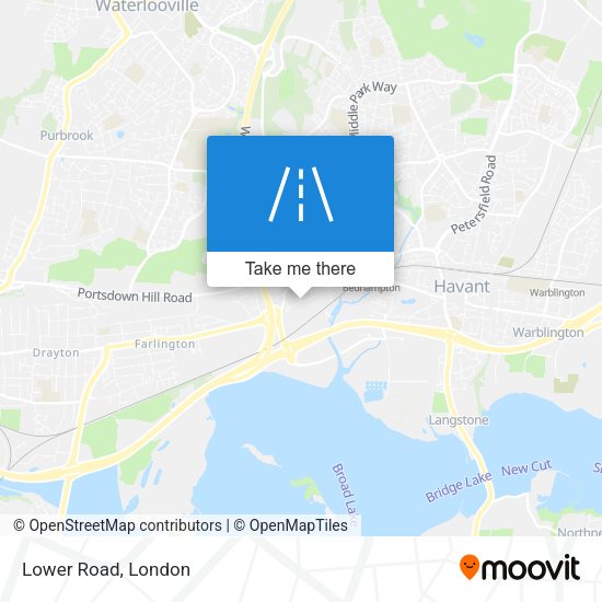 Lower Road map