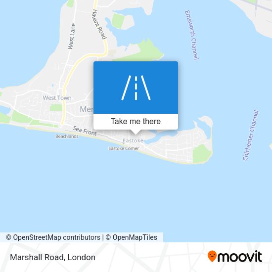 Marshall Road map