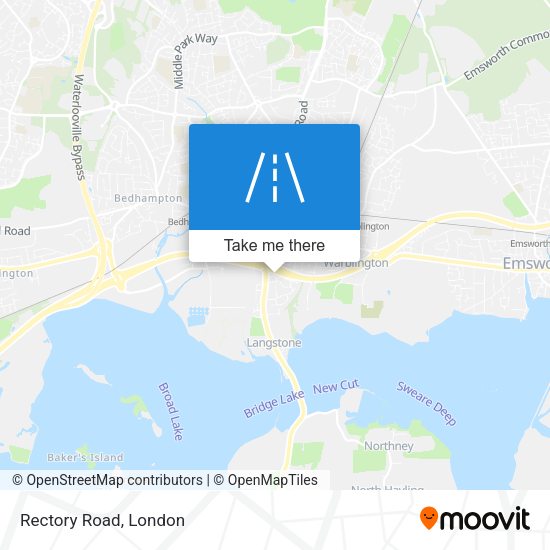Rectory Road map