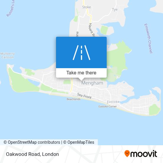 Oakwood Road map