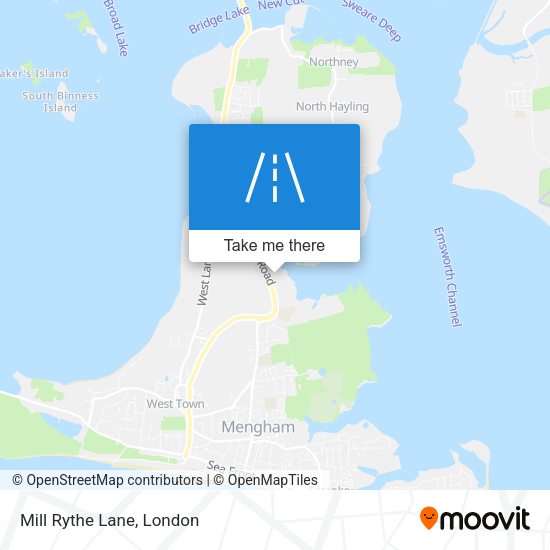 Mill Rythe Lane map