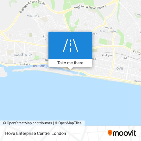 Hove Enterprise Centre map
