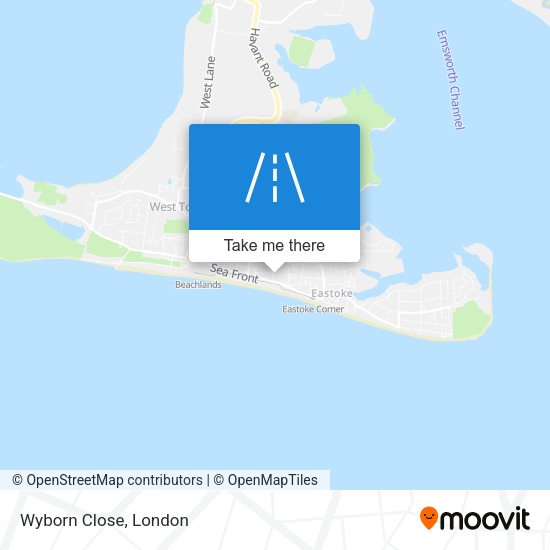 Wyborn Close map