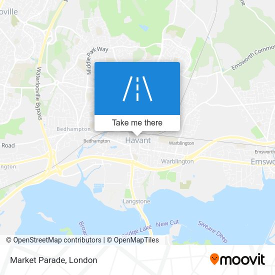 Market Parade map