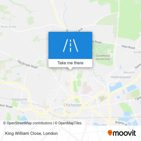 King William Close map
