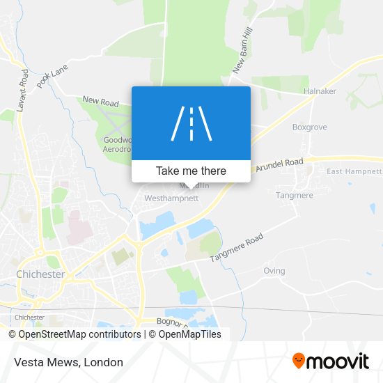 Vesta Mews map