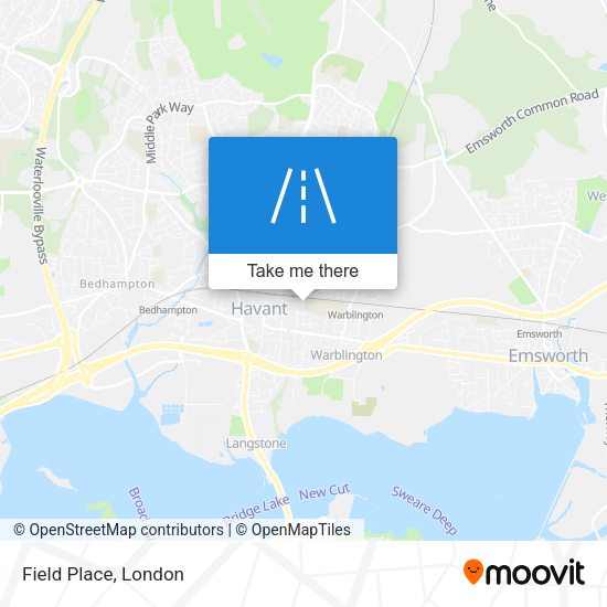 Field Place map
