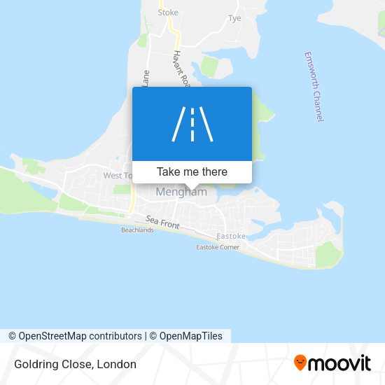 Goldring Close map