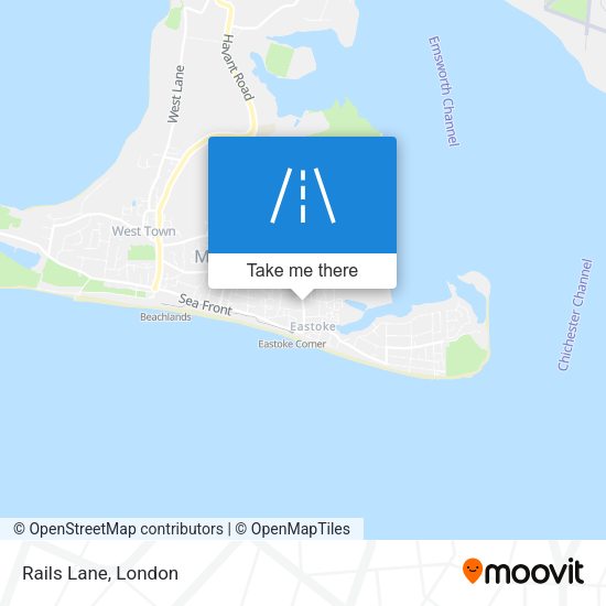 Rails Lane map