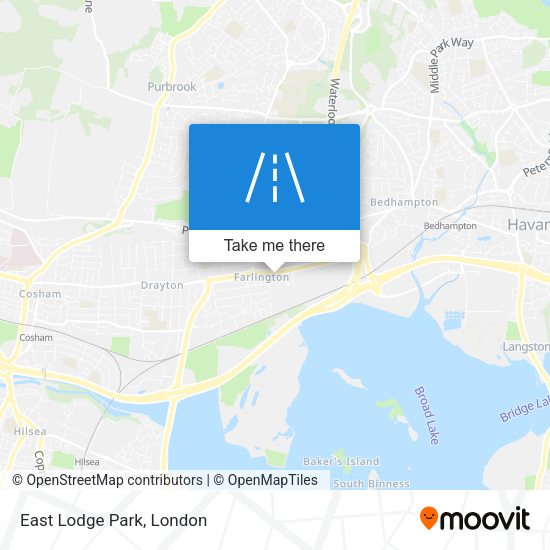 East Lodge Park map