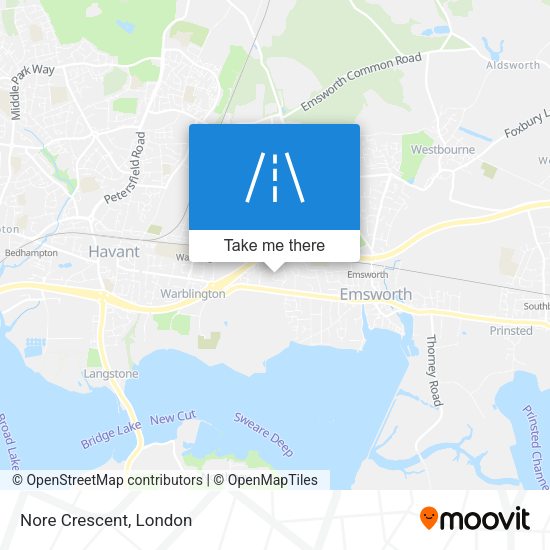 Nore Crescent map