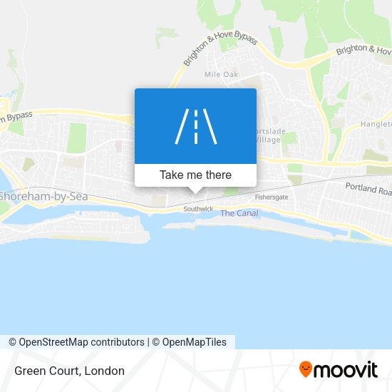 Green Court map