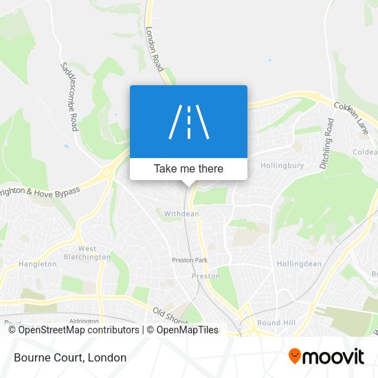 Bourne Court map