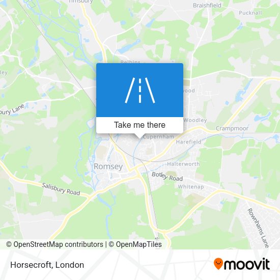 Horsecroft map