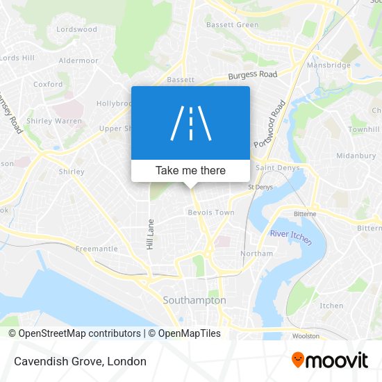 Cavendish Grove map