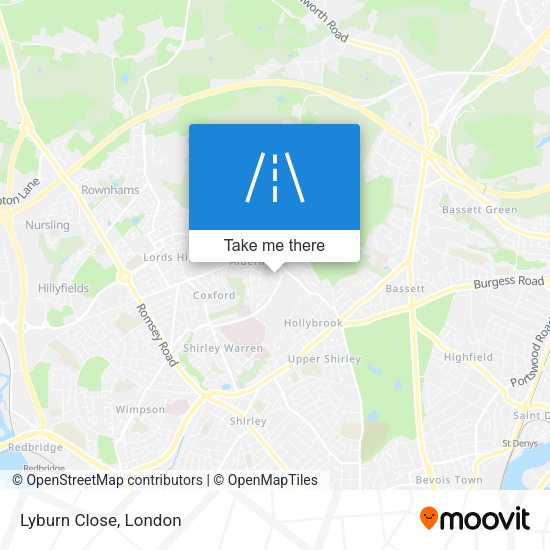 Lyburn Close map