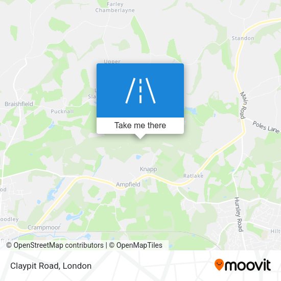 Claypit Road map