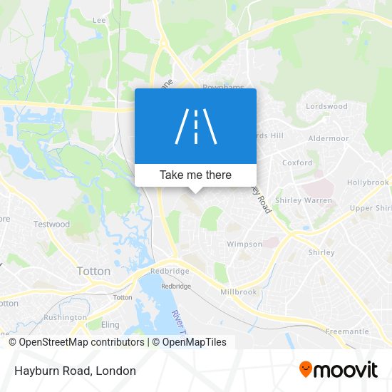 Hayburn Road map
