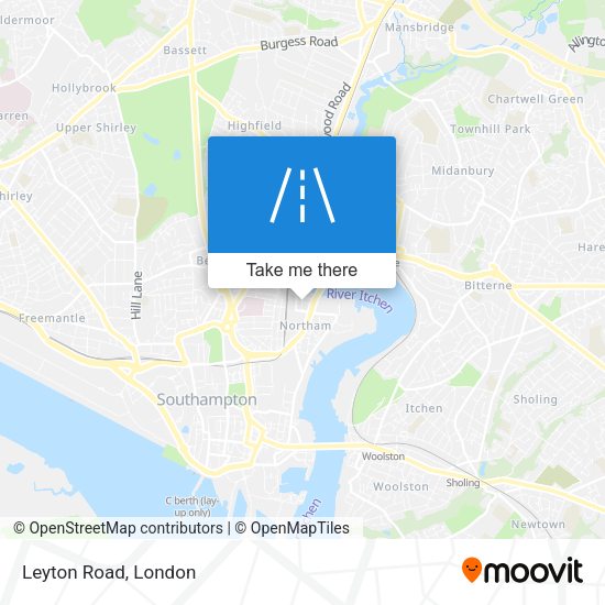 Leyton Road map