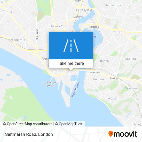 Saltmarsh Road map