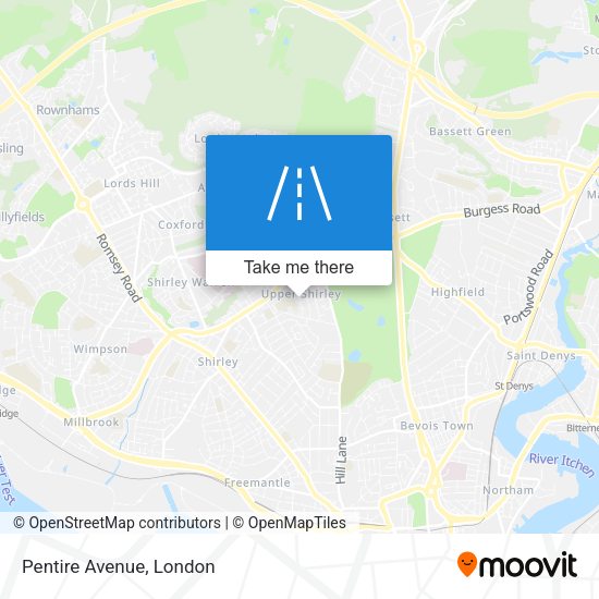 Pentire Avenue map
