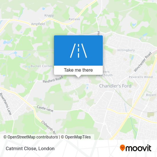 Catmint Close map