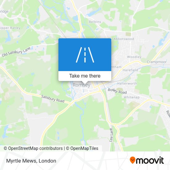 Myrtle Mews map