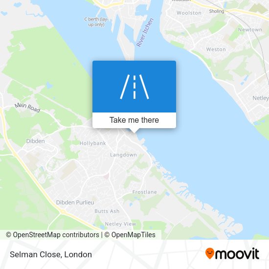 Selman Close map