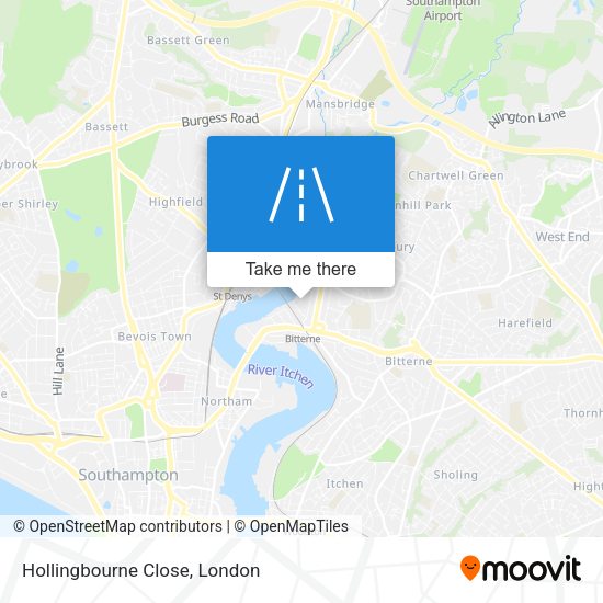 Hollingbourne Close map