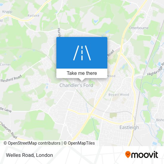 Welles Road map