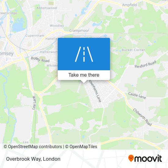 Overbrook Way map