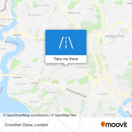 Crowther Close map