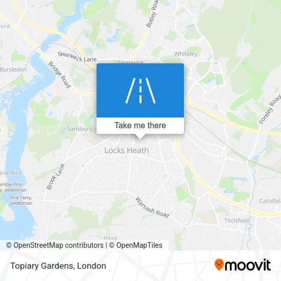 Topiary Gardens map