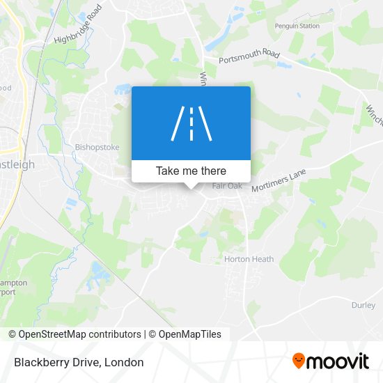 Blackberry Drive map