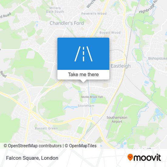 Falcon Square map