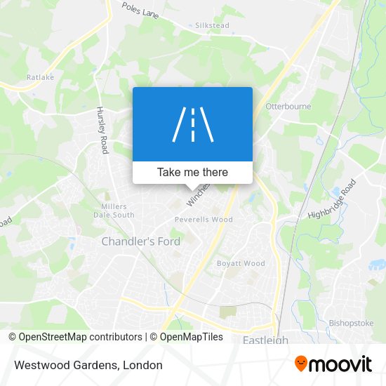 Westwood Gardens map