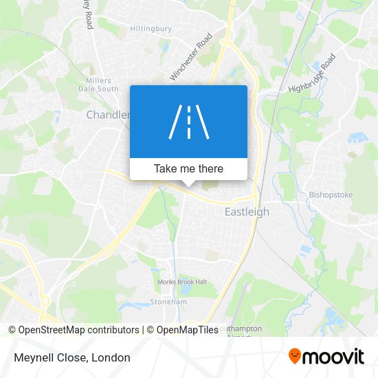 Meynell Close map
