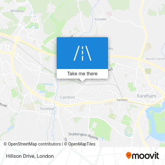Hillson Drive map