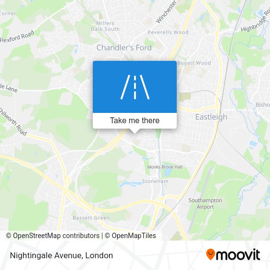 Nightingale Avenue map
