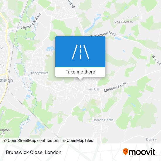 Brunswick Close map