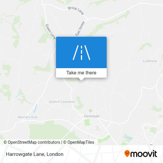 Harrowgate Lane map
