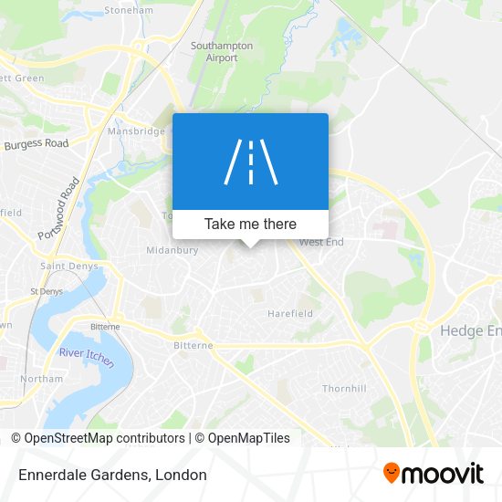 Ennerdale Gardens map