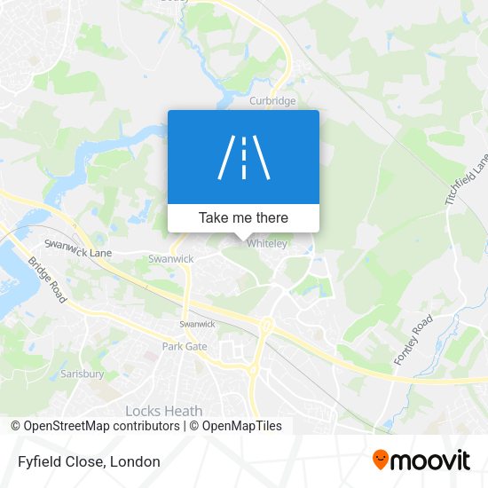 Fyfield Close map