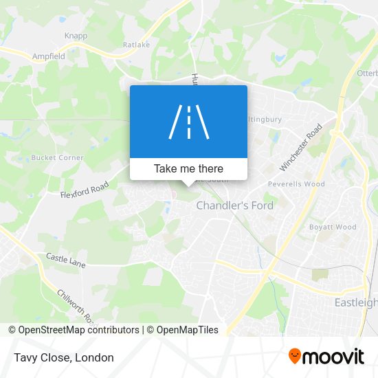 Tavy Close map