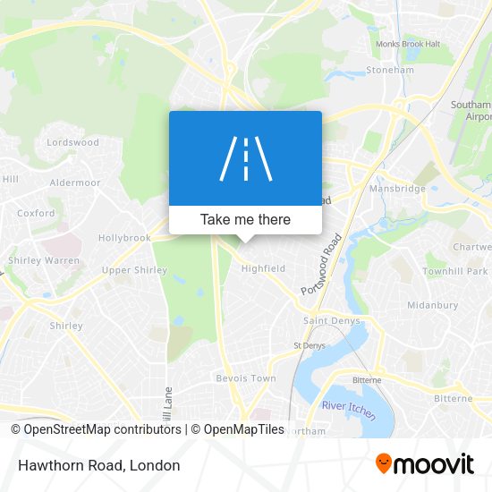 Hawthorn Road map