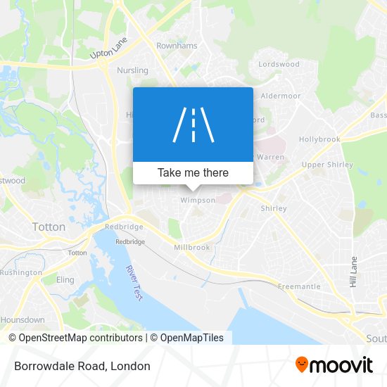 Borrowdale Road map